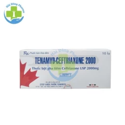 Tenamyd-cefotaxime 2000  - Hộp 10 lọ